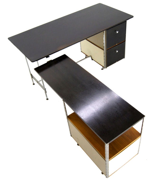 Charles Eames ESU Desk Return L Shape Rare 5