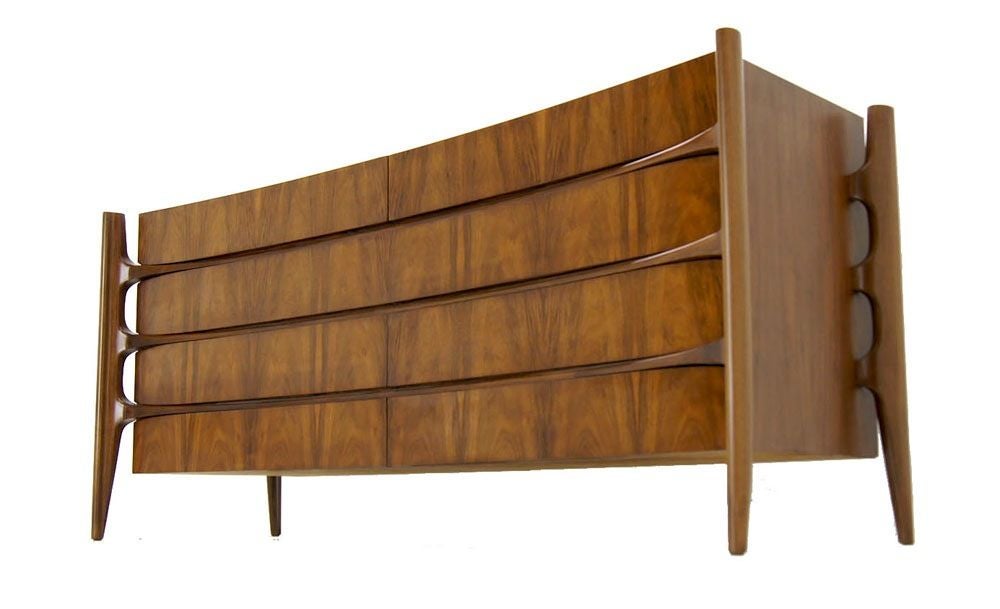 Swedish Edmund Spence Mid Century Modern Walnut Dresser
