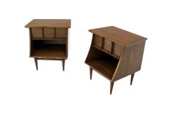 Pair of Danish Mid-Century Modern Walnut End Tables