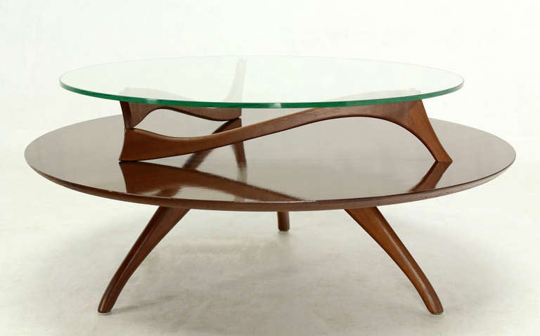 round glass center table