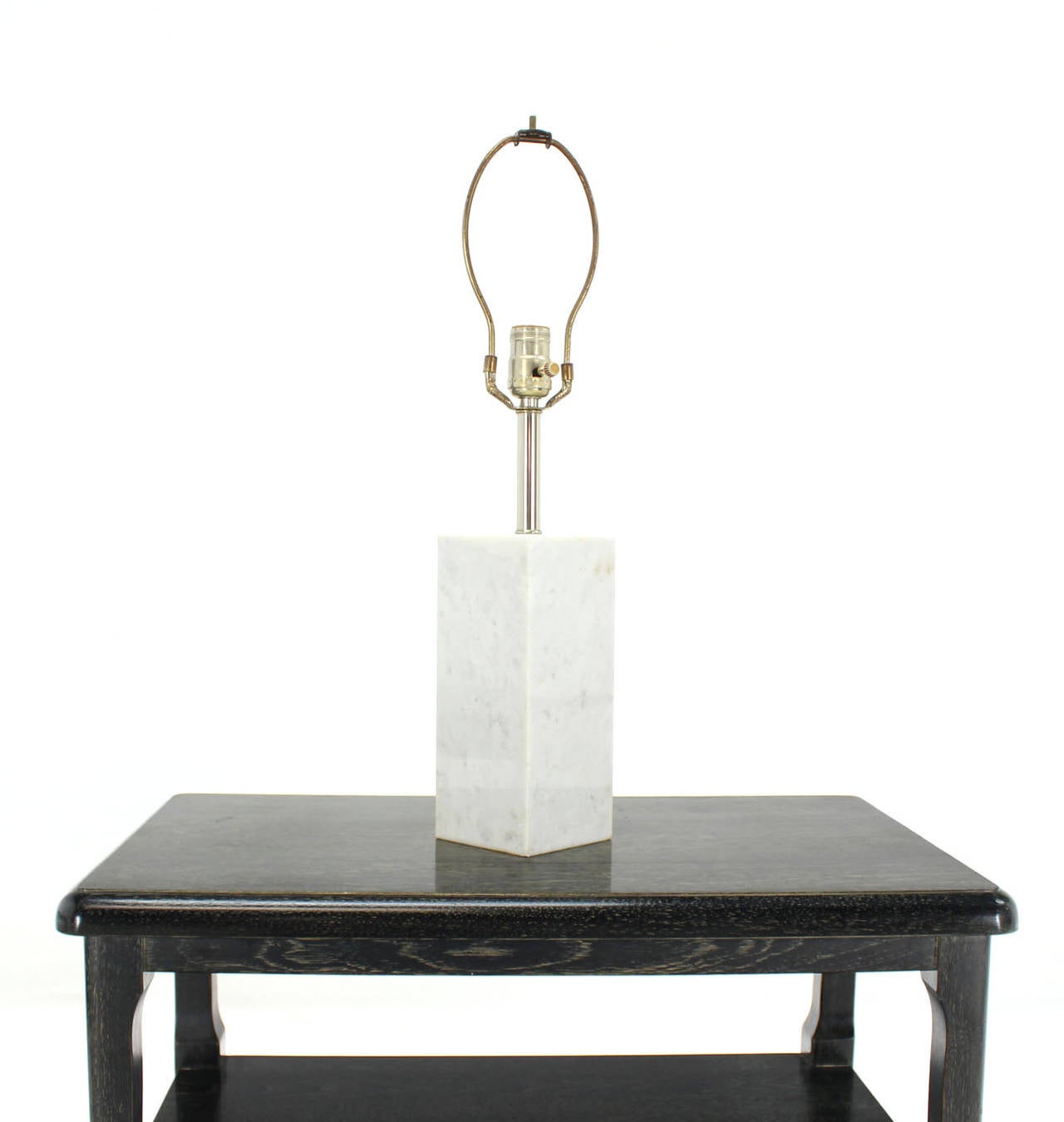 Marble Cube Shape, Mid-Century Modern Table Lamp For Sale at 1stDibs