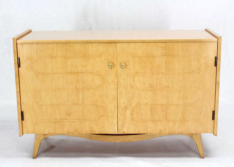 20th Century Edmond Spence Blonde Swedish Cabinet Dresser or Chest of Drawers