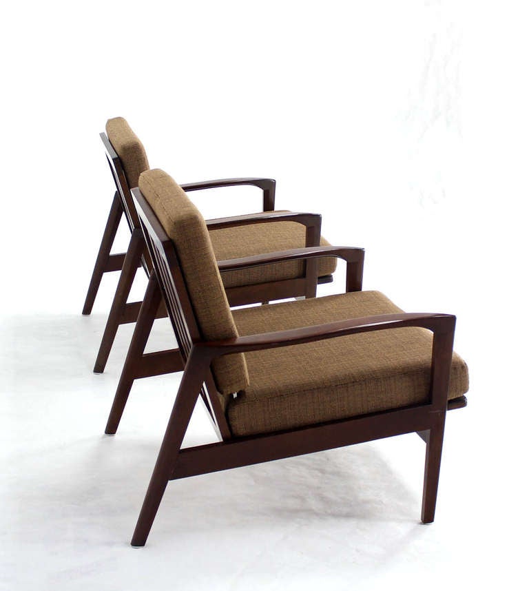 Pair of Danish Mid-Century Modern Lounge Chairs 3