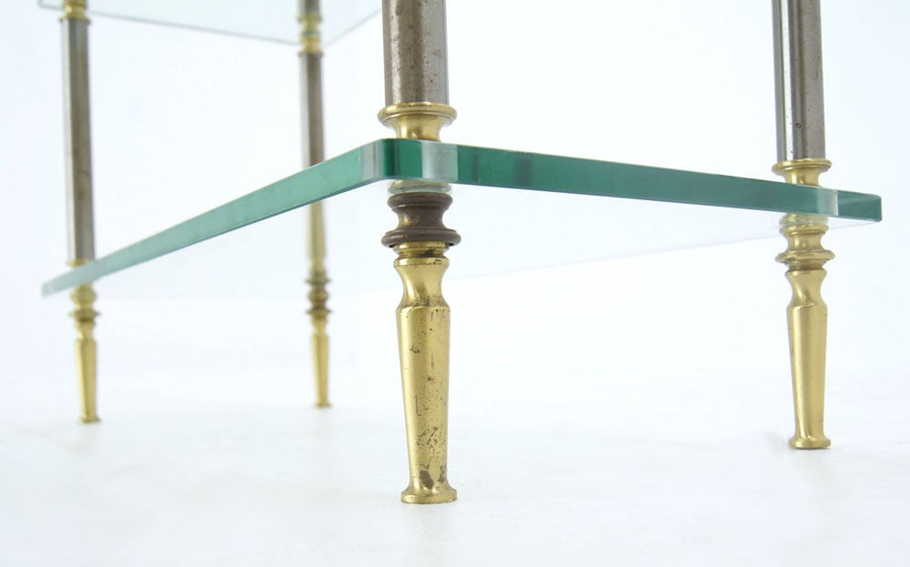Nice quality mixed media etagere.