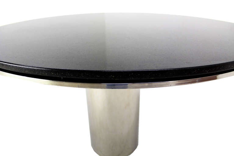 High quality mid century modern table by Brueton 