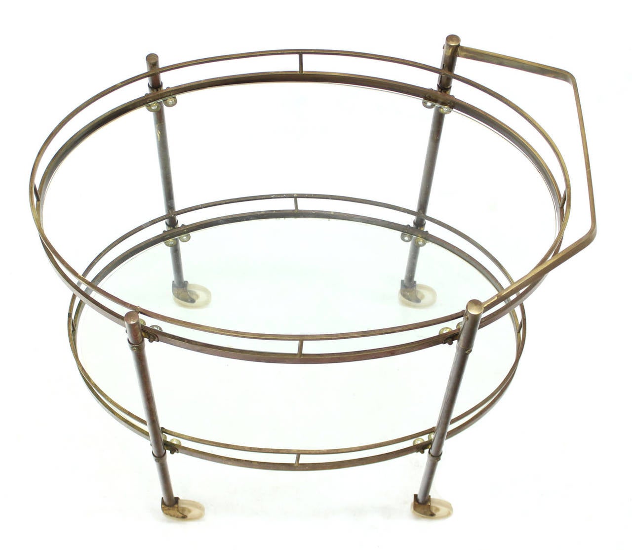 brass tea cart wheels