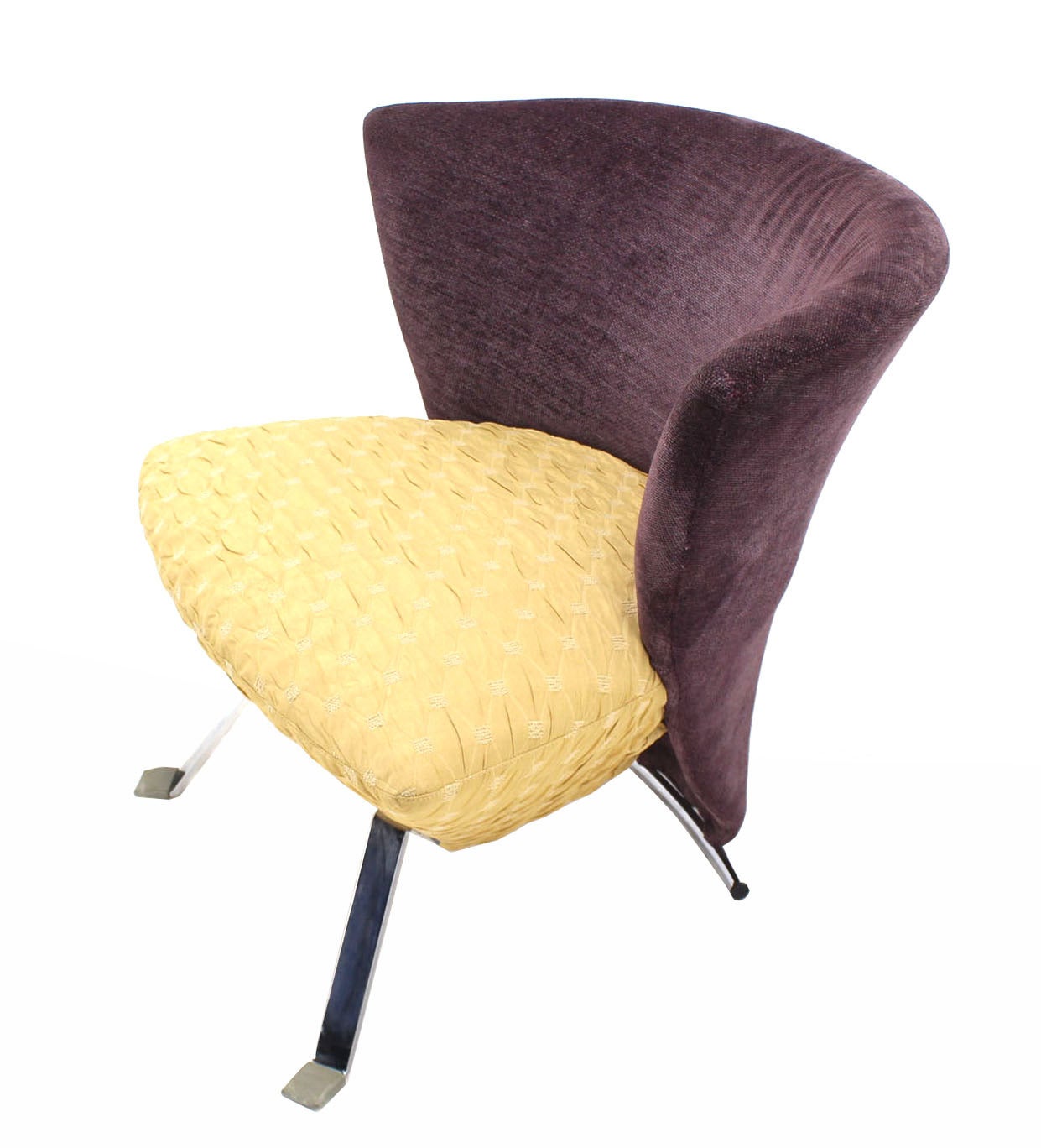 American Pair of Saporiti Italian Modern Lounge Chairs