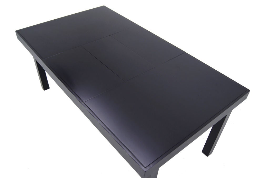 Mid-Century Modern George Nelson Herman Miller Primavera Dining Table Black Lacquer