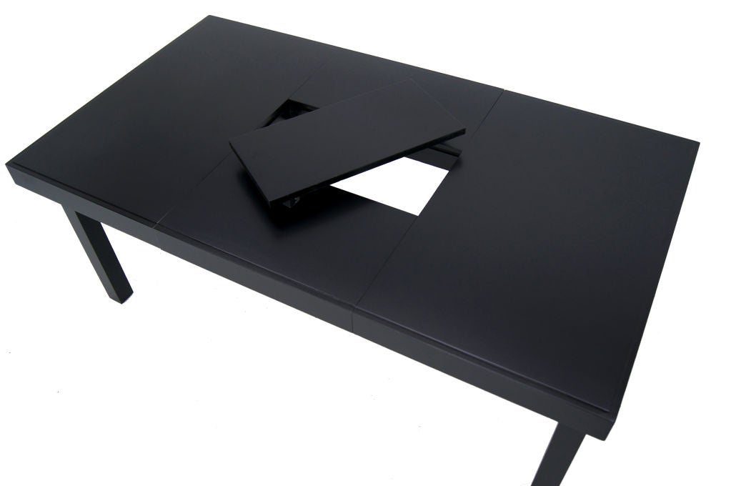 American George Nelson Herman Miller Primavera Dining Table Black Lacquer