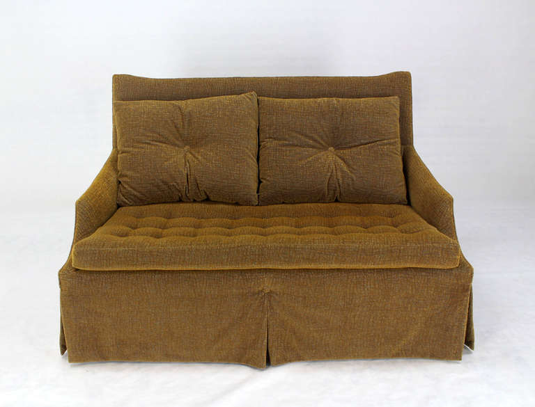 American Mid-Century Modern Deco Loveseat Sofa