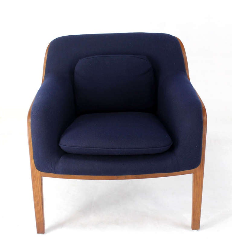 Bill Stephens for Knoll Mid Century Modern Bent Plywood Lounge Chair 3