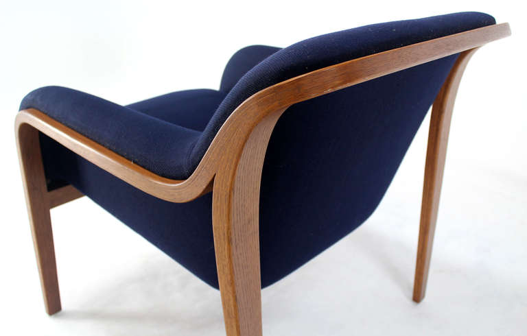 Mid-Century Modern Bill Stephens for Knoll Mid Century Modern Bent Plywood Lounge Chair