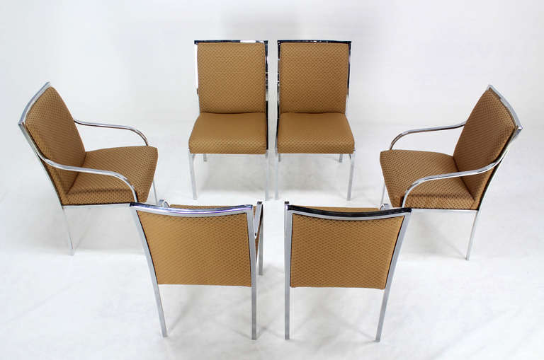 Set of 6 mid century modern chairs by Pierre Cardin