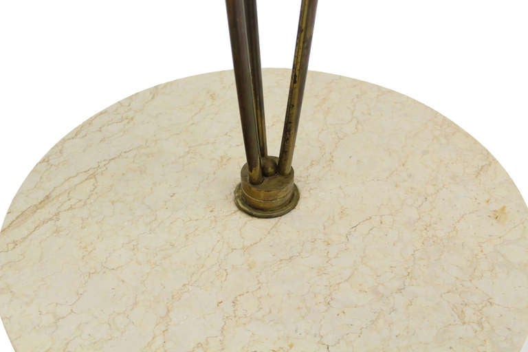 Mid Century Modern Marble Side Table Floor Lamp 1