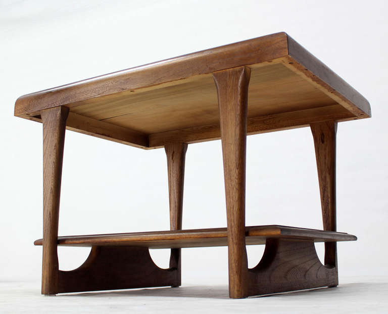 Mid-Century Modern Walnut End Tables by Lane 2