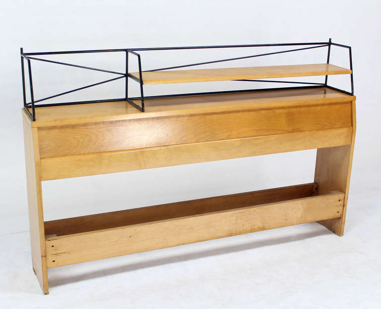 Full Size Mid-Century Modern Headboard by Paul McCobb In Good Condition In Rockaway, NJ