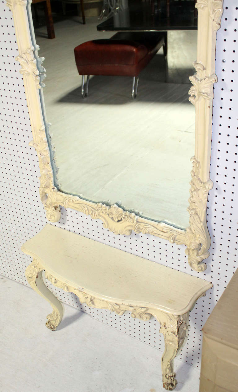 antique pier mirrors and console mirrors