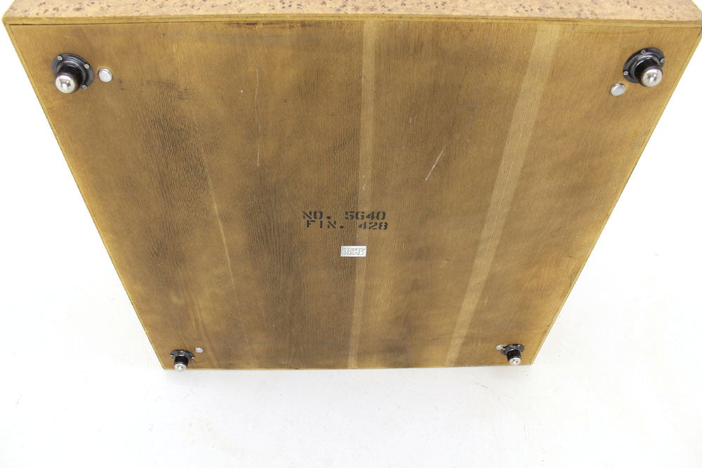 20th Century Milo Baughman Mid-Century Modern Burl Wood Square Coffee Table