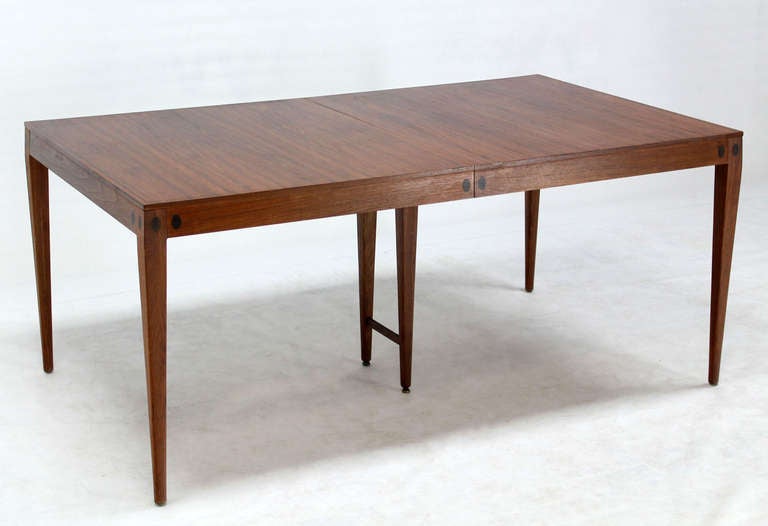 Very Fine Mid-Century Modern, Three-Leaf Dining Banquet Table by Directional 2