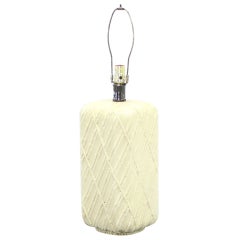 Faux Bamboo Decorated Pattern Table Lamp