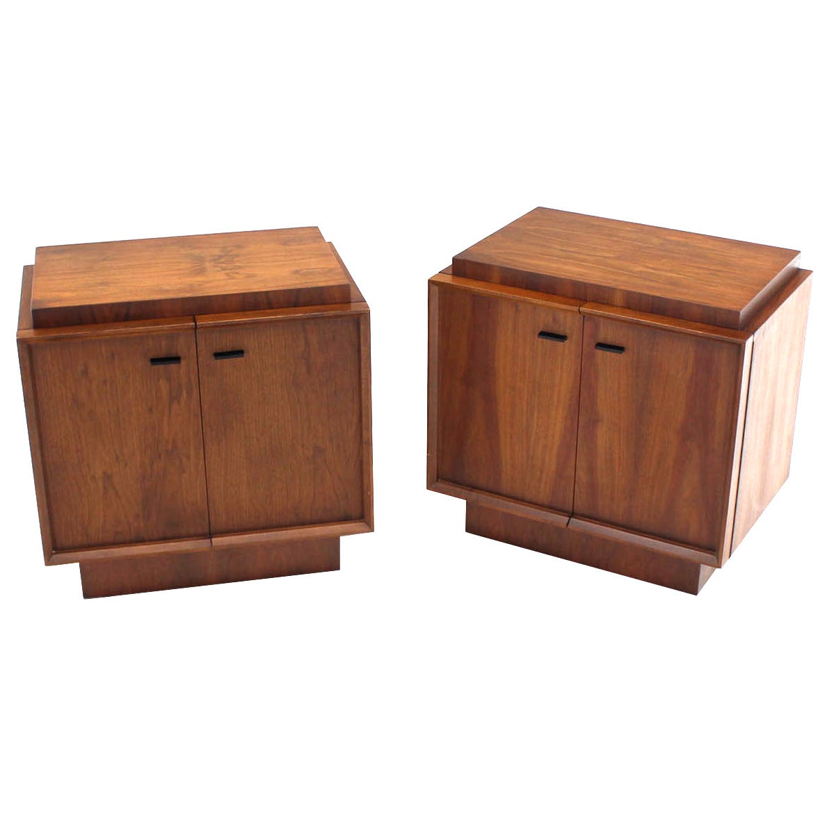 Pair of Walnut Night Stands or End Tables
