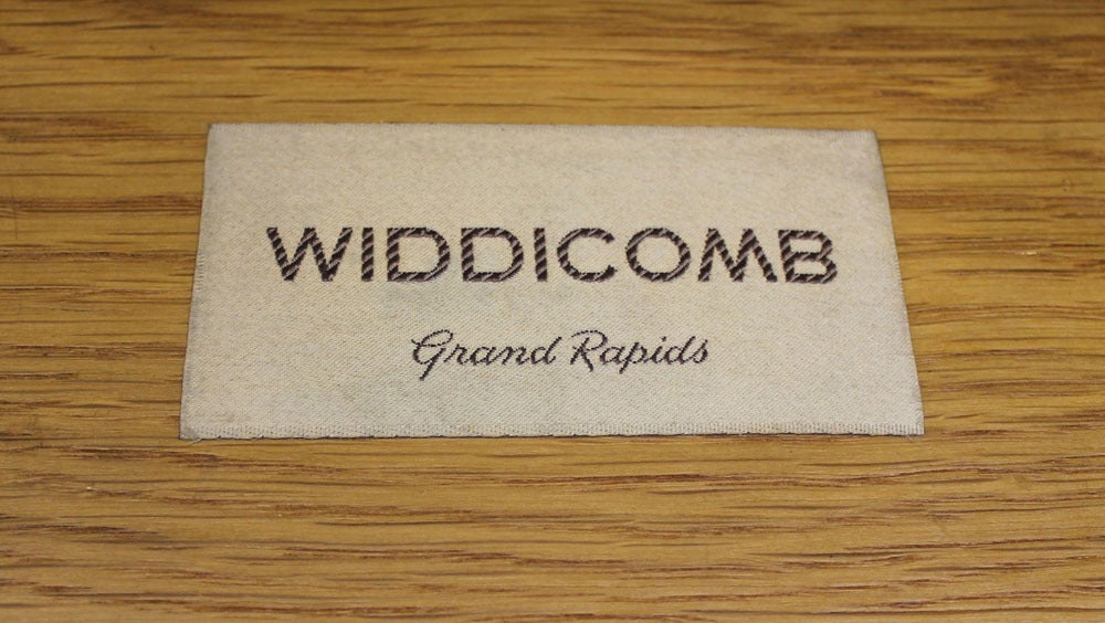 Pewter Gibbings Widdicomb Mid Century Modern Dresser Credenza Light Walnut