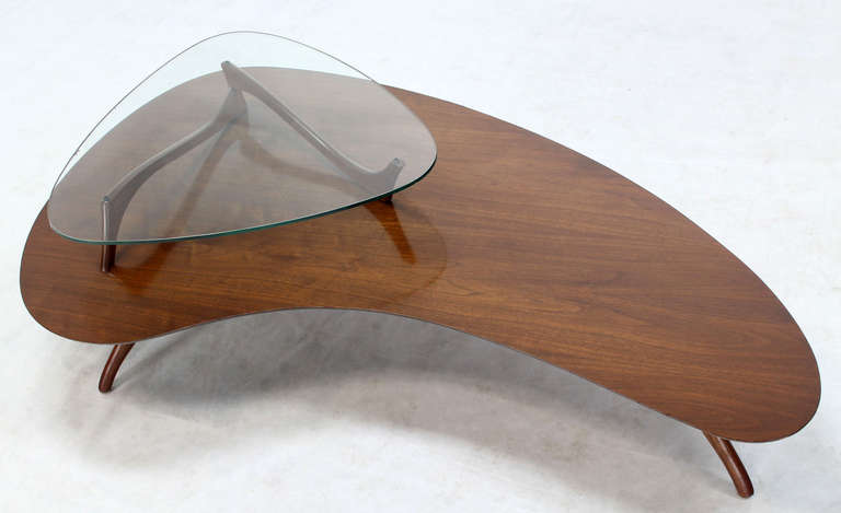 organic shaped coffee table