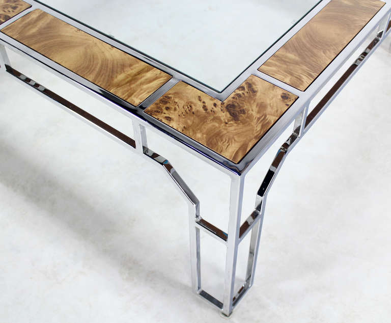 mid century chrome table