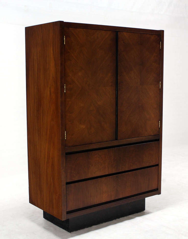 walnut chifferobe