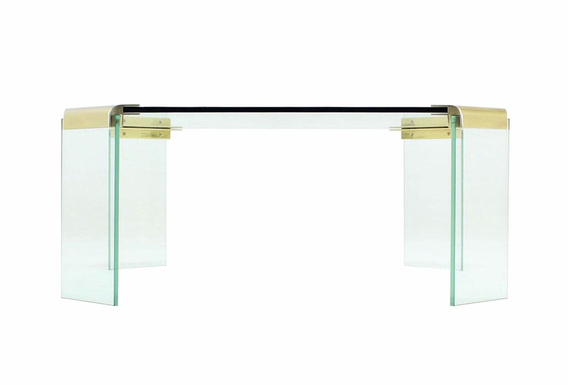 large square glass top coffee table
