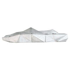 Large Mid-Century Modern Metal Wall Hanging Sculpture 2