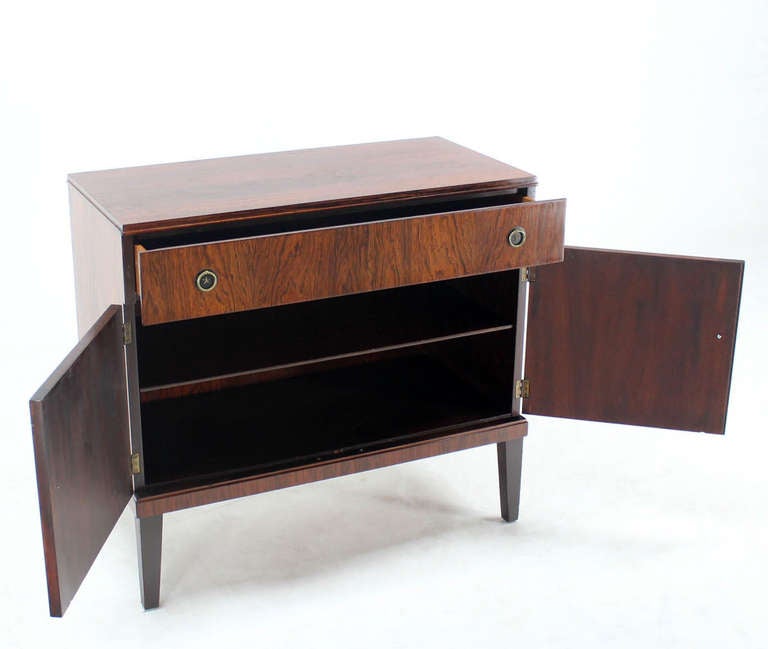 Rosewood Mid-Century Modern, Art Deco Style Server Chest Cabinet 3