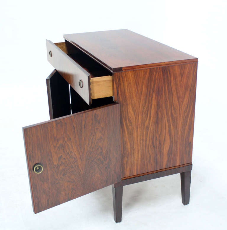 Mid-20th Century Rosewood Mid-Century Modern, Art Deco Style Server Chest Cabinet