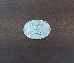 Large Baker Parquet Top Dining Table Two Extension Boards