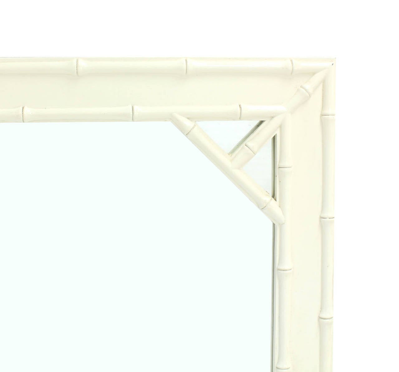 rectangular bamboo mirror