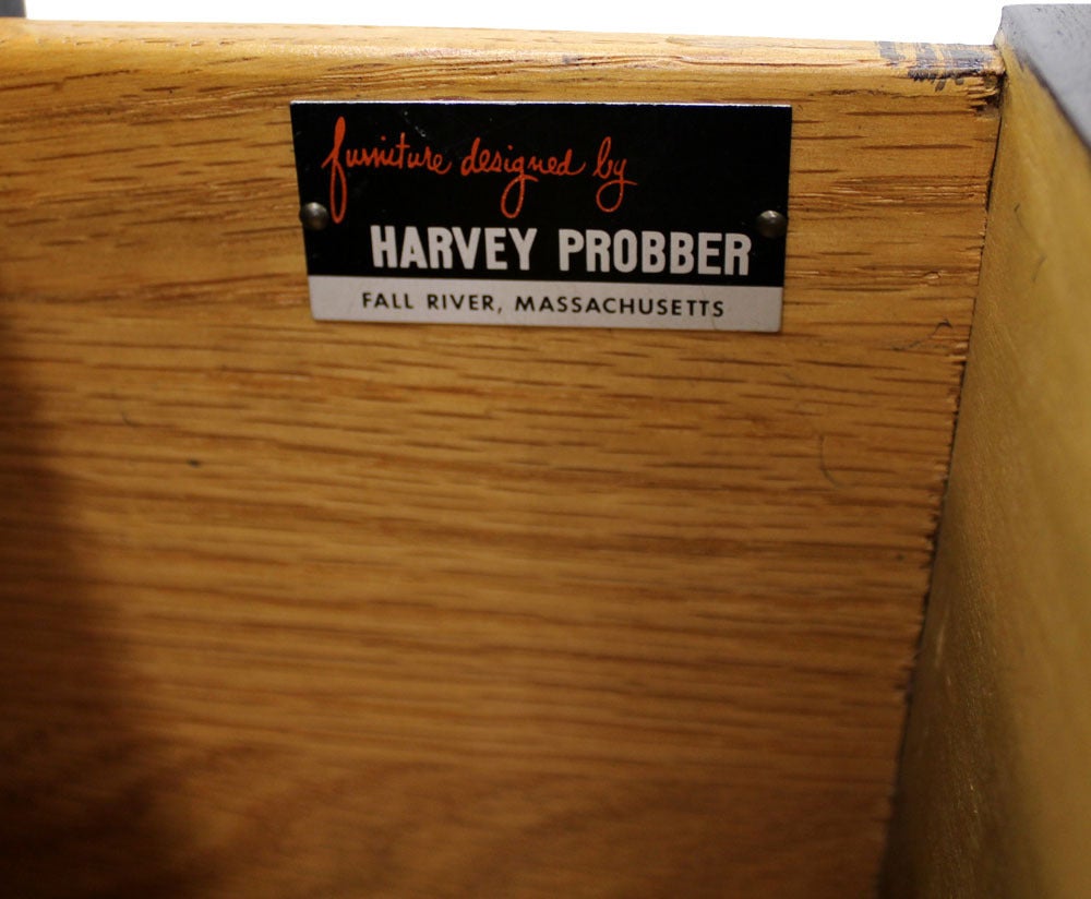 Harvey Probber Large Ebonised Mahogany Rosewood Mid Century modern Credenza 1