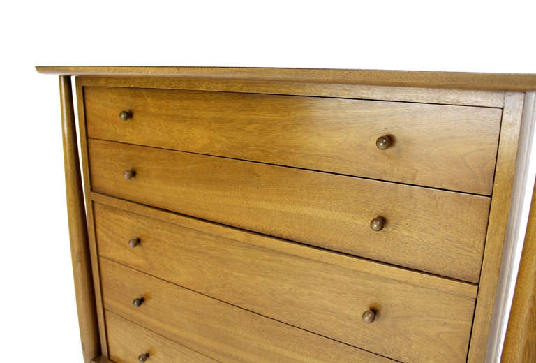 Very nice mid century modern high chest dresser by John Stuart.