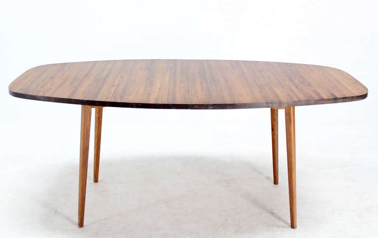Solid Walnut Danish Mid-Century Modern Dining Table 3
