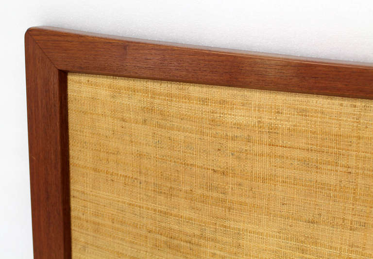 Mid-20th Century Danish Midcentury Modern Full-Size Teak Headboard