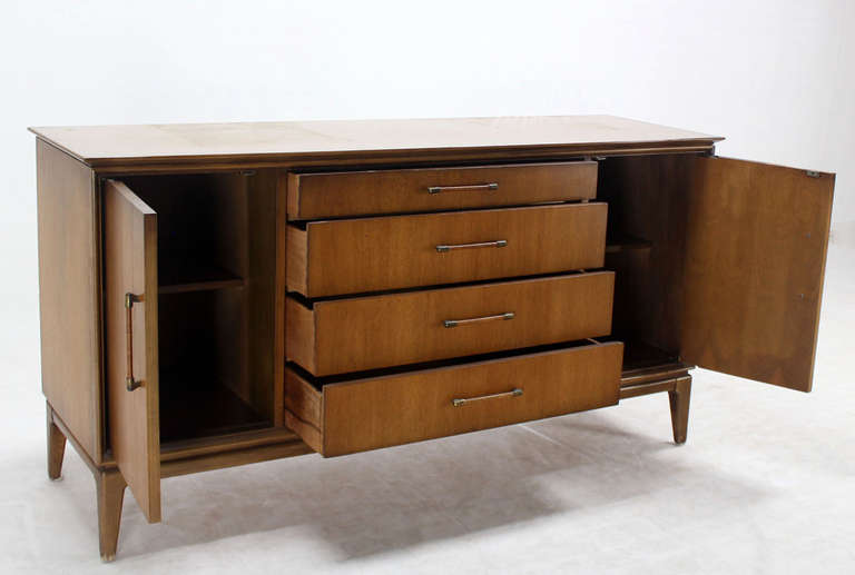 Mid-Century Modern Walnut Credenza or Sideboard Dresser 5
