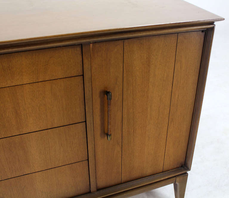 Mid-20th Century Mid-Century Modern Walnut Credenza or Sideboard Dresser