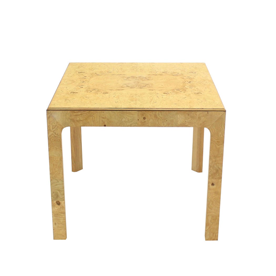 Henredon Square Game or Dining Table with One Extension 4