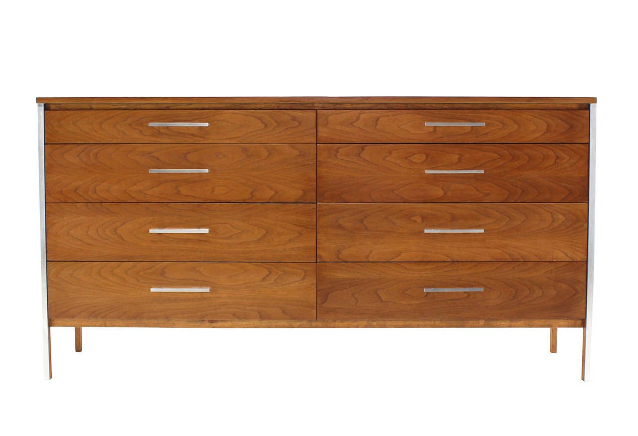 20th Century Paul McCobb for Calvin Double Long Dresser Credenza Cabinet
