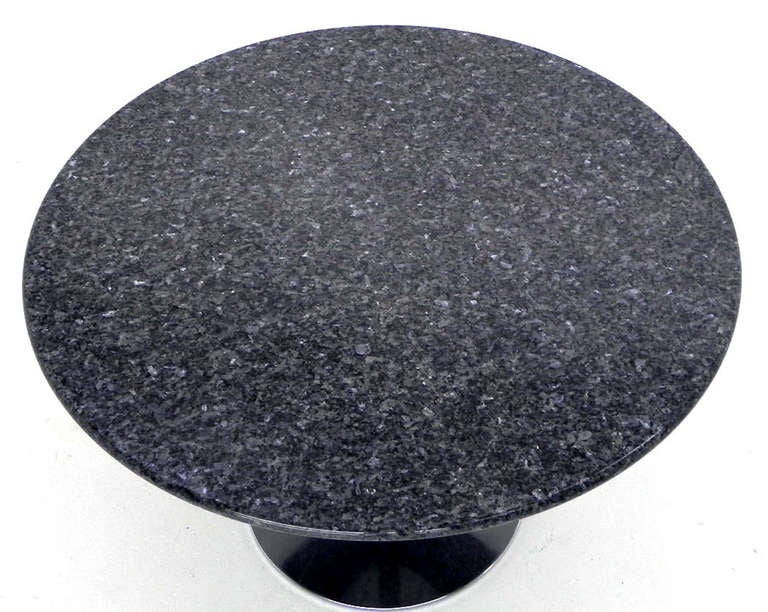 granite top round dining table