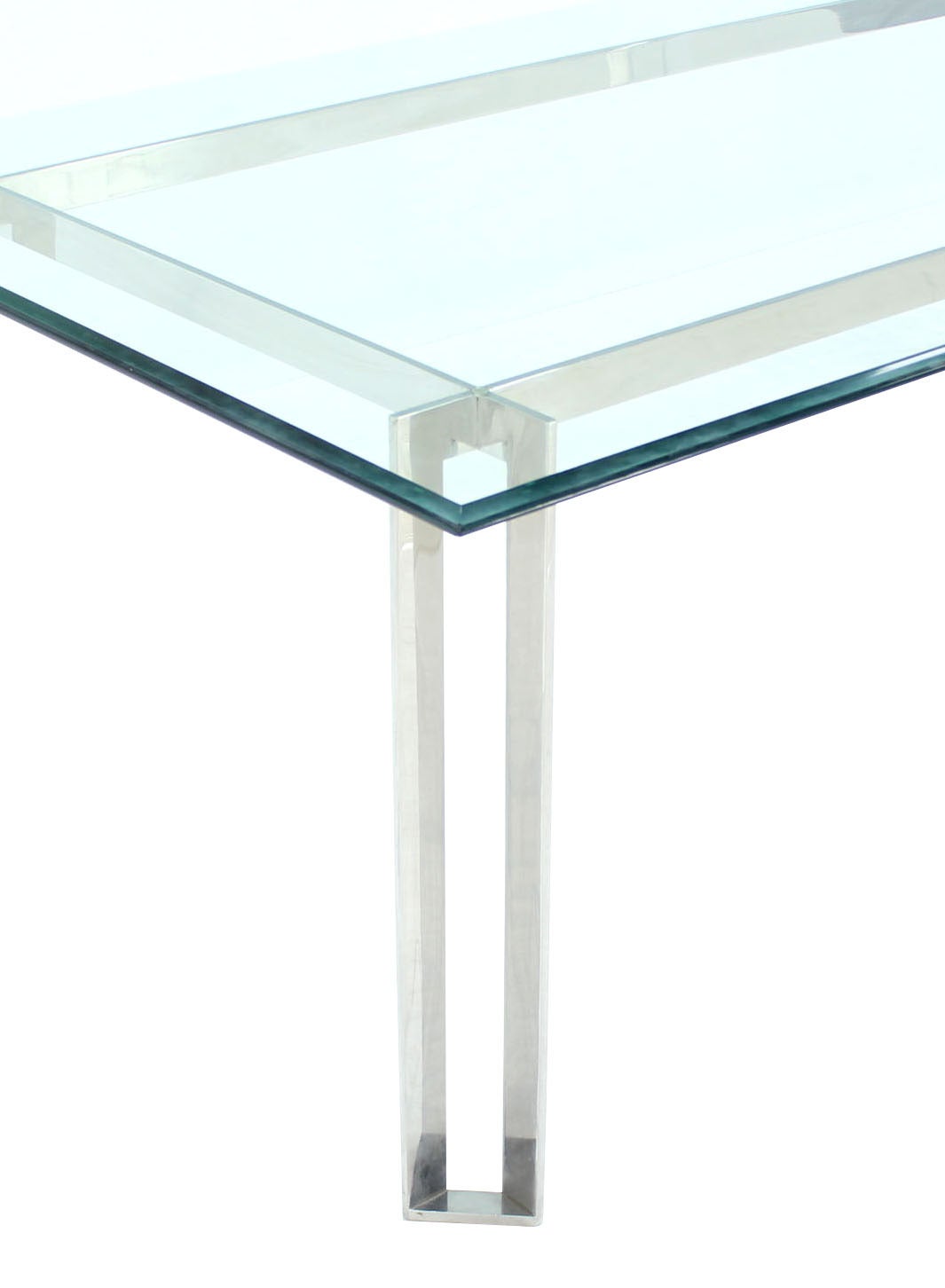 thick glass dining table