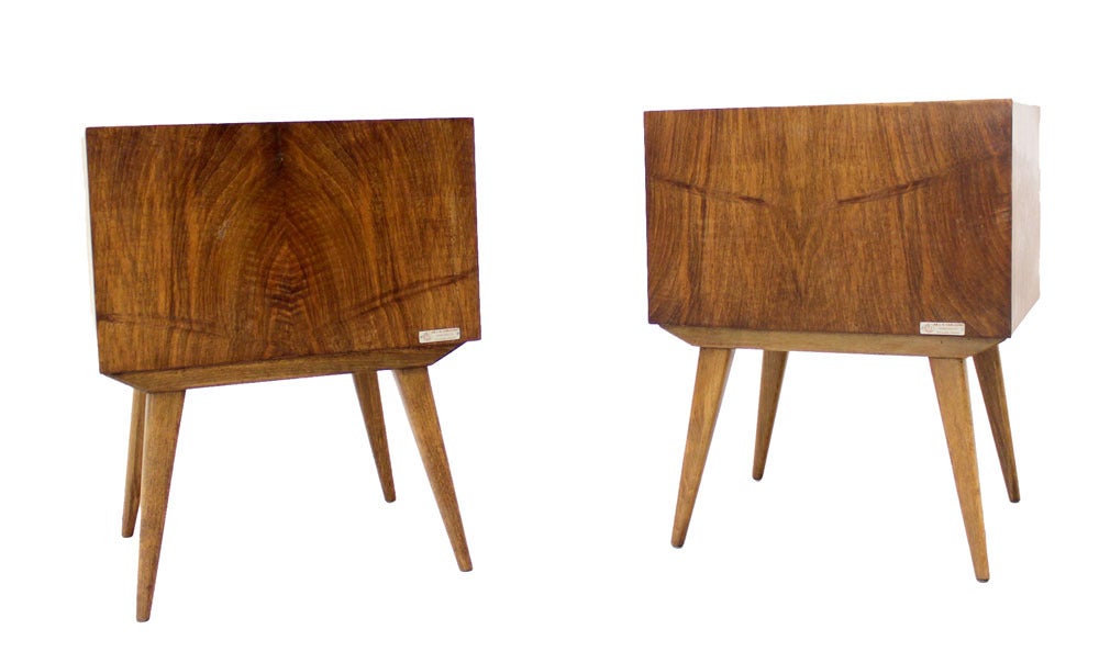 Pair of Swedish Mid Century Modern End Tables 2