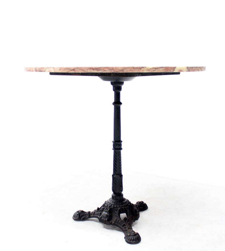 pink marble table top