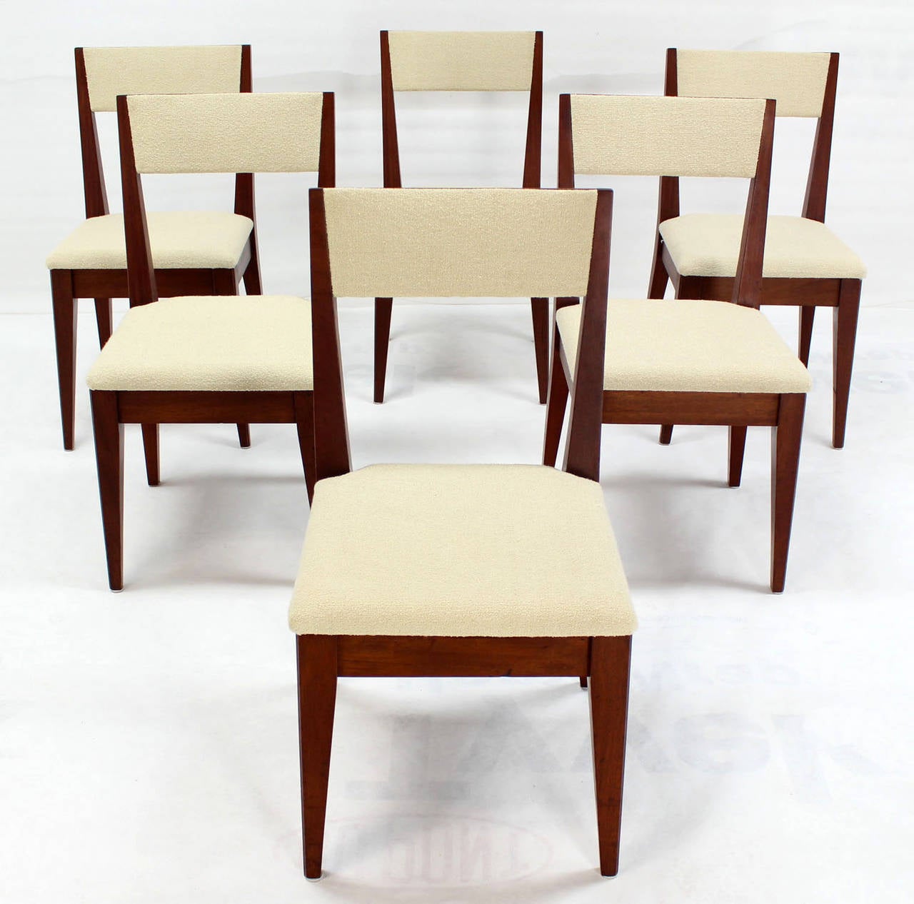 Set of Six Mid-Century Modern Dining Chairs
