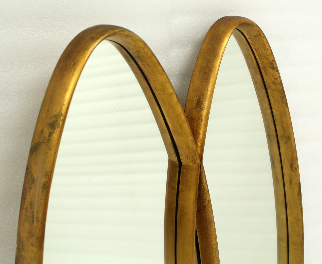 double oval mirror