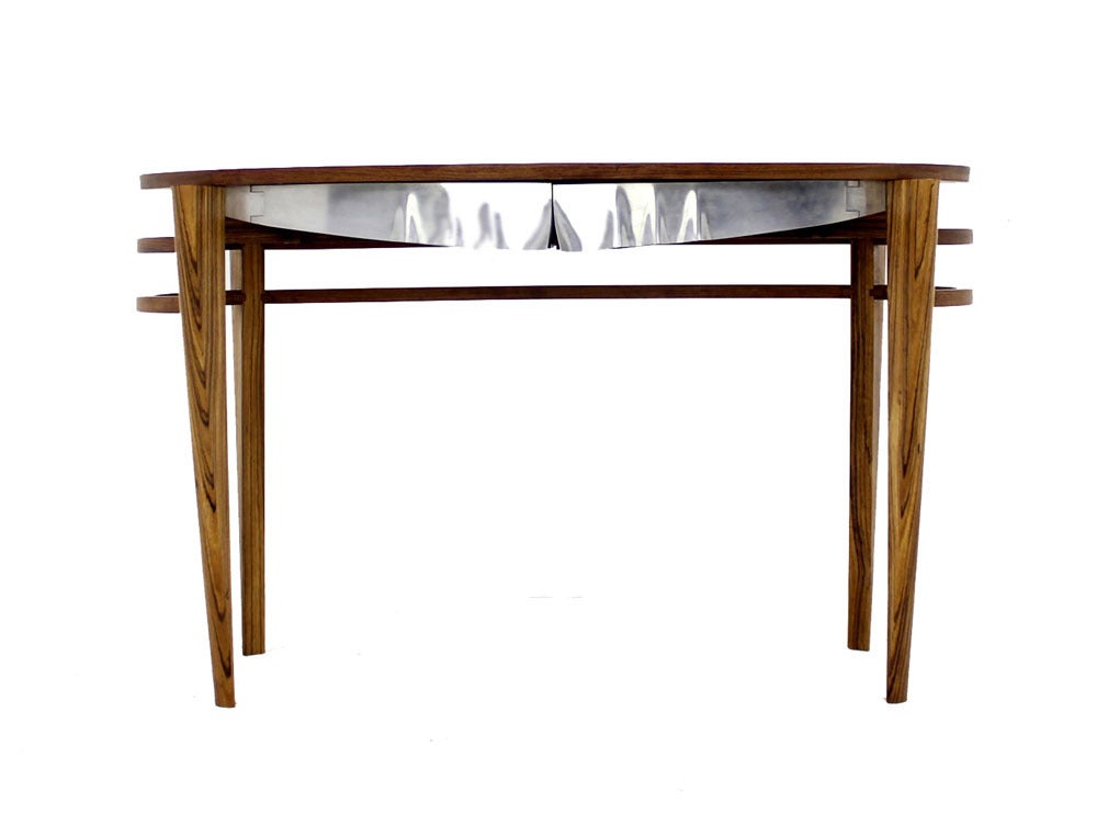 Mid Century Deco Solid Rosewood Vanity Dressing Table Custom 5